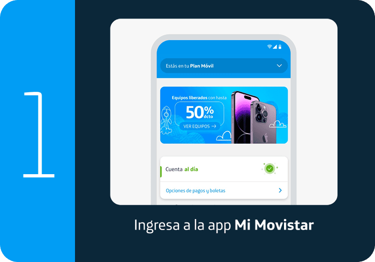 1. Ingresa a la app Mi Movistar