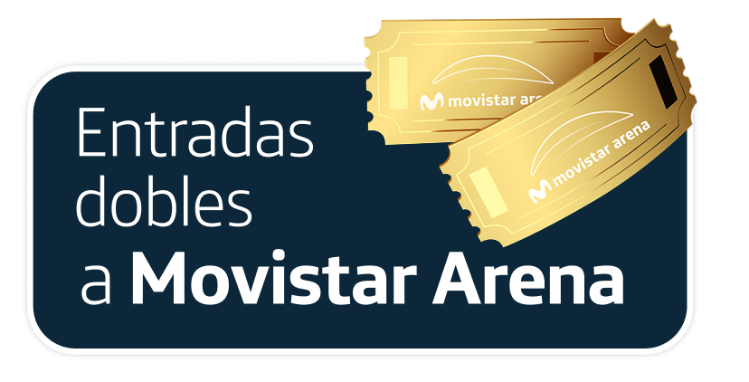 Entradad dobles a Movistar Arena